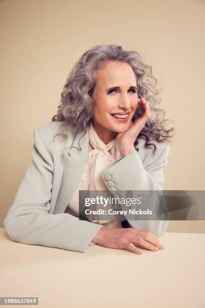 Andie MacDowell of Hallmark's "The Way Homer" poses for a portrait during the 2024 Television Critics Association Winter Press Tour at The Langham...