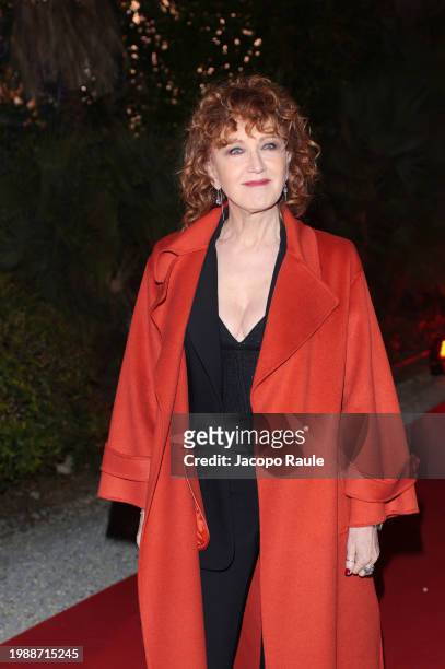 Fiorella Mannoia attends the "Oltre Il Festival" red carpet during the 74th Sanremo Music Festival 2024 at Villa Nobel on February 05, 2024 in...