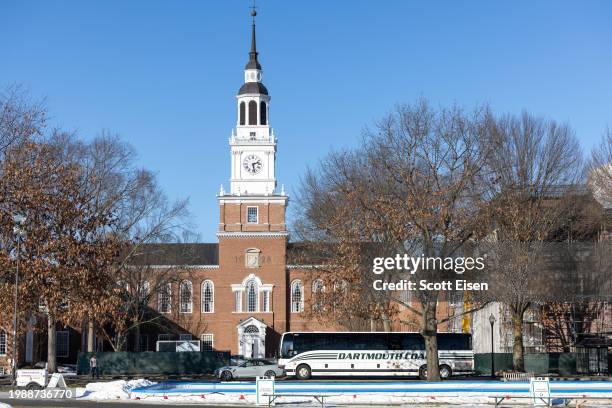 The Baker-Berry Library at Dartmouth College is seen on February 8, 2024 in Hanover, New Hampshire. A National Labor Relations Board regional...