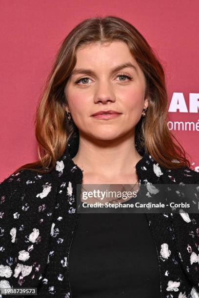 Galatea Bellugi attends the Cesar 2024 - Nominee Dinner at Le Fouquet's on February 05, 2024 in Paris, France.