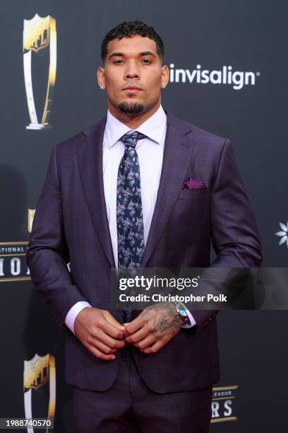 James Conner at the 13th Annual NFL Honors held at Resorts World Theatre on February 8, 2024 in Las Vegas, Nevada.