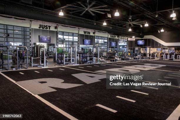 Players have access to a large weight room off the indoor practice field within the Intermountain Healthcare Performance Center and Las Vegas Raiders...