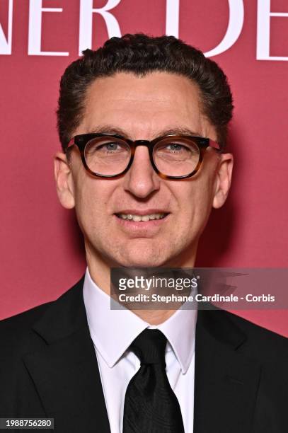 Maxime Saada attends the Cesar 2024 - Nominee Dinner at Le Fouquet's on February 05, 2024 in Paris, France.