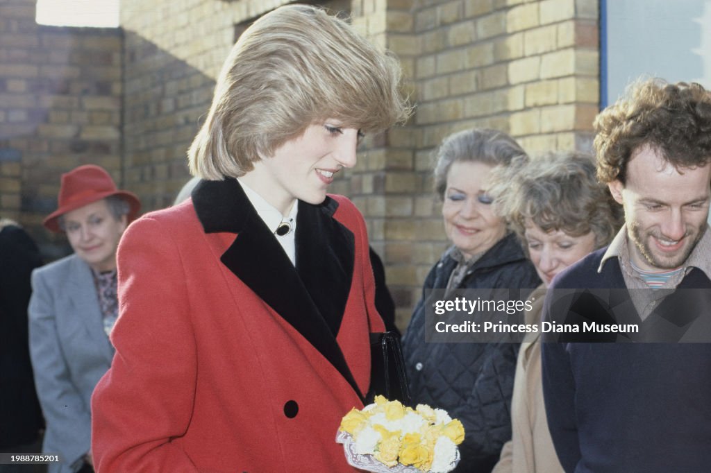 Princess Diana At The Charlie Chaplin Adventure Playground