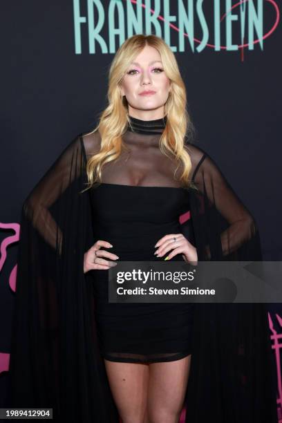 Katherine McNamara attends the Los Angeles Special Screening of Focus Features' "Lisa Frankenstein" at Hollywood Athletic Club on February 05, 2024...