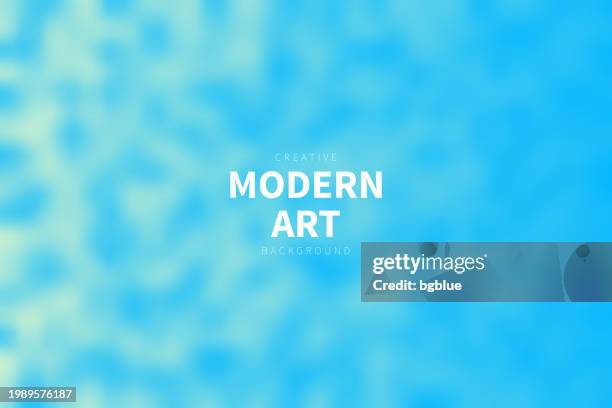 blauer abstrakter hintergrund mit verschwommenen flecken - animalprint bunt stock-grafiken, -clipart, -cartoons und -symbole