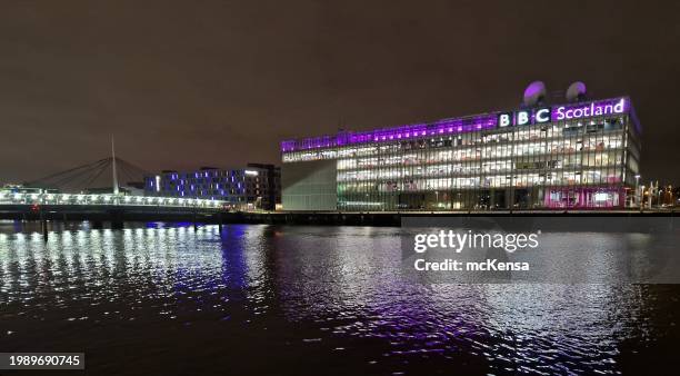 bbc scotland headquarters, glasgow - glasgow escócia imagens e fotografias de stock