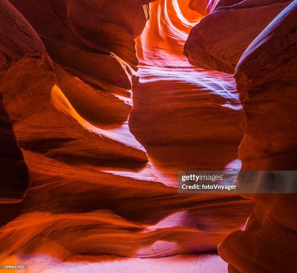 Red Rock Slot Canyon glatt erodierte Geologie Arizona USA