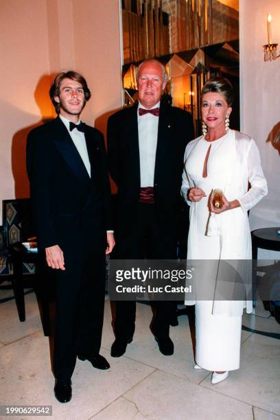 Prince Victor Emmanuel of Savoy, Head of the Royal House of Savoy her wife Princess Marina of Savoy and their Son Prince Emanuele Filiberto of Savoy...