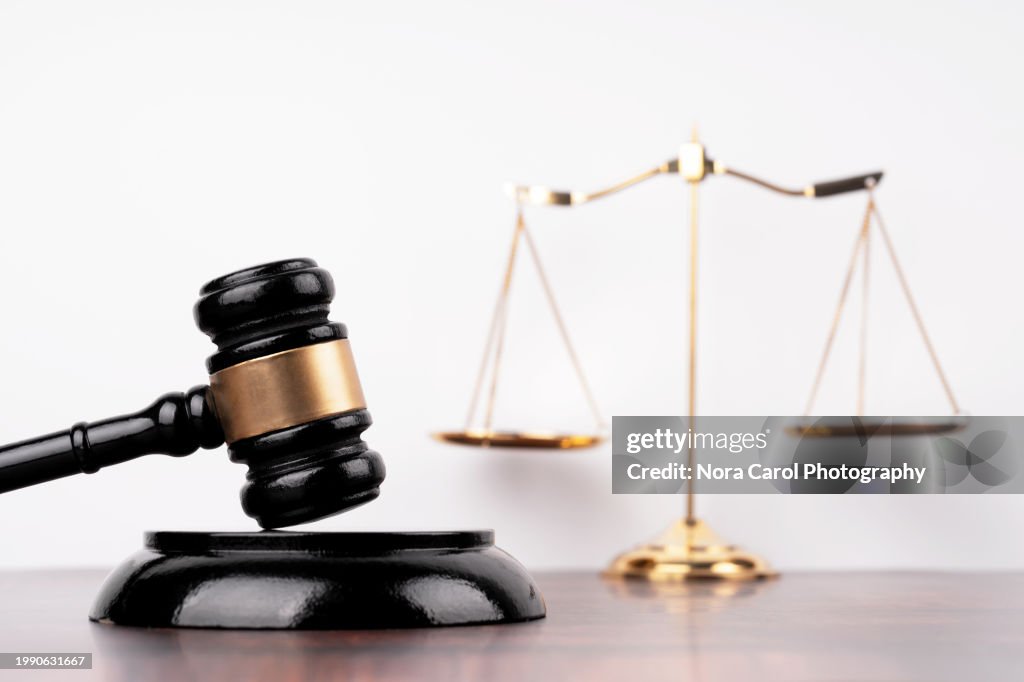 Gavel and Justice Scales