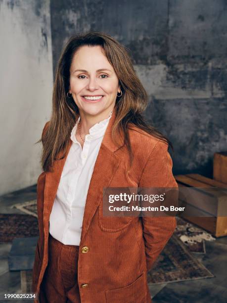 Jayme Lemons of "Palm Royale" poses for for TV Guide Magazine during the 2024 Winter TCA Portrait Studio at The Langham Huntington, Pasadena on...