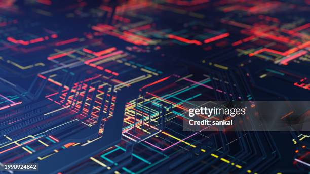 technologie-hintergrund. abstrakter digitaler hintergrund. - softwareentwicklung stock-fotos und bilder