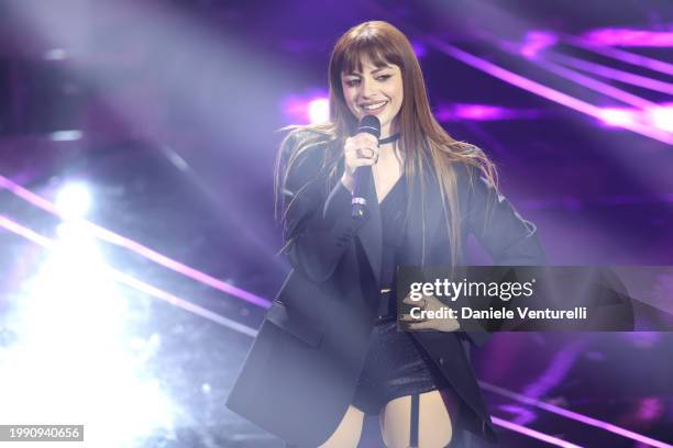 Annalisa attends the 74th Sanremo Music Festival 2024 at Teatro Ariston on February 06, 2024 in Sanremo, Italy.