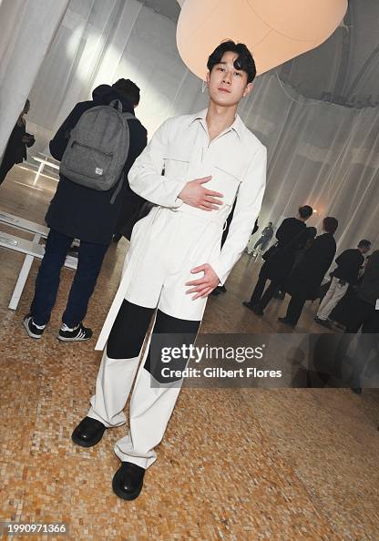 Sam Li Rolls Sam Li at Helmut Lang RTW Fall 2024 as part of New York Ready to Wear ...
