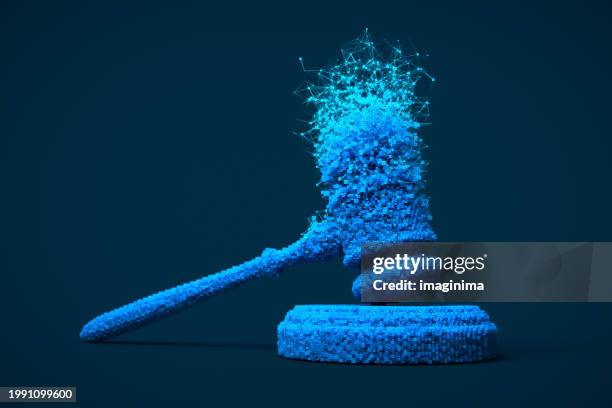 cyberspace laws - urteil gerichtsverfahren stock-fotos und bilder