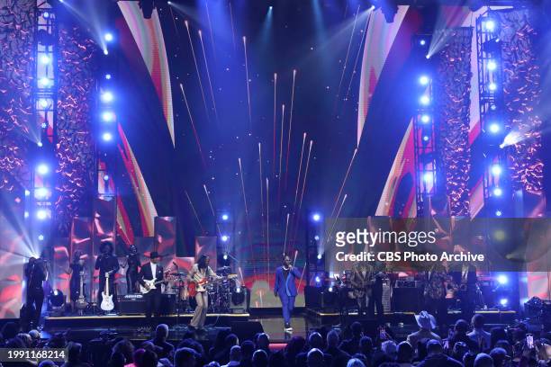 Earth Wind & Fire with T-Pain perform at THE SUPER BOWL SOULFUL CELEBRATION 25TH ANNIVERSARY, airing Saturday, Feb. 10 on the CBS Television Network,...