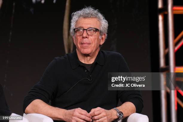 Eric Bogosian seen onstage at the AMC Networks media presentation of Anne Rice’s “Interview With The Vampire” during the 2024 TCA Winter Press Tour...