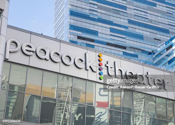 General View of the Peacock Theater at L.A. LIVE in Downtown L.A. On February 09, 2024 in Los Angeles, California.