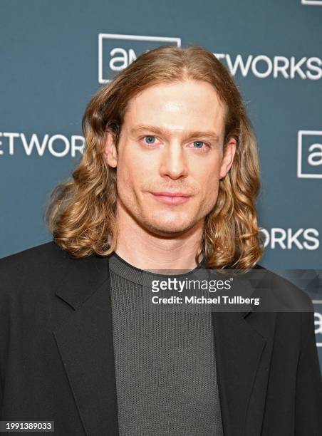 Actor Sam Reid attends the AMC Network's presentation of "Anne Rice's Interview with the Vampire" during the 2024 TCA Winter Press Tour at The...