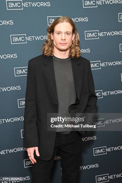 Actor Sam Reid attends the AMC Network's presentation of "Anne Rice's Interview with the Vampire" during the 2024 TCA Winter Press Tour at The...