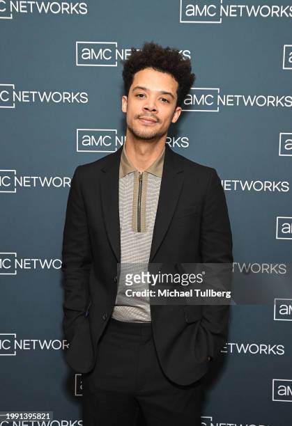 Actor Jacob Anderson attends the AMC Network's presentation of "Anne Rice's Interview with the Vampire" during the 2024 TCA Winter Press Tour at The...