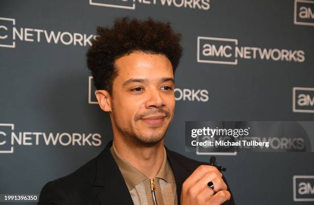 Actor Jacob Anderson attends the AMC Network's presentation of "Anne Rice's Interview with the Vampire" during the 2024 TCA Winter Press Tour at The...