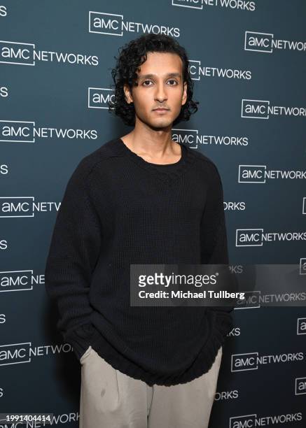 Actor Assad Zaman attends the AMC Network's presentation of "Anne Rice's Interview with the Vampire" during the 2024 TCA Winter Press Tour at The...