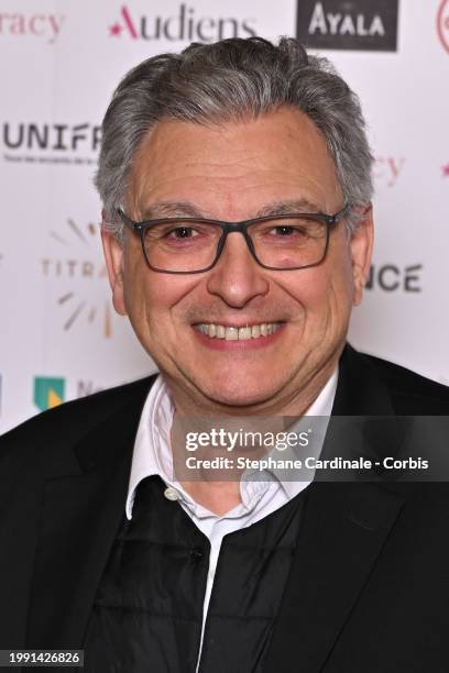 Victor Hadida attends the 31st "Trophees Du Film Francais" : Photocall at Hotel Intercontinental on February 06, 2024 in Paris, France.