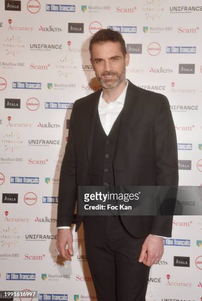 Gil Alma attends a photocall for the 31st "Trophees Du Film Francais" Intercontinental on February 06, 2024 in Paris, France.