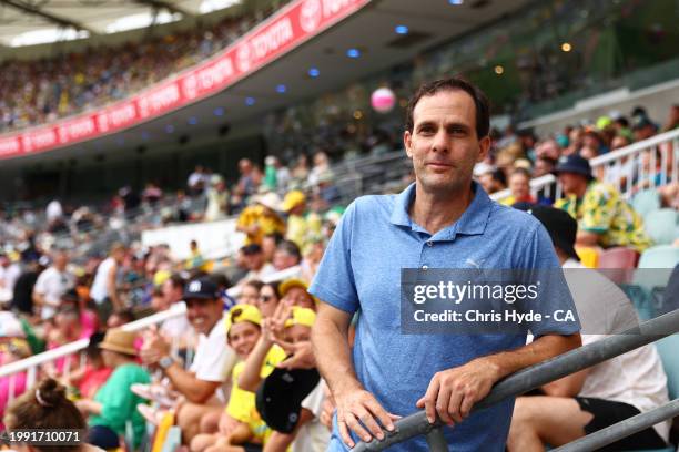 Former cricket player Brendan Nash poses during day two of the Second Test match in the series between Australia and West Indies at The Gabba on...