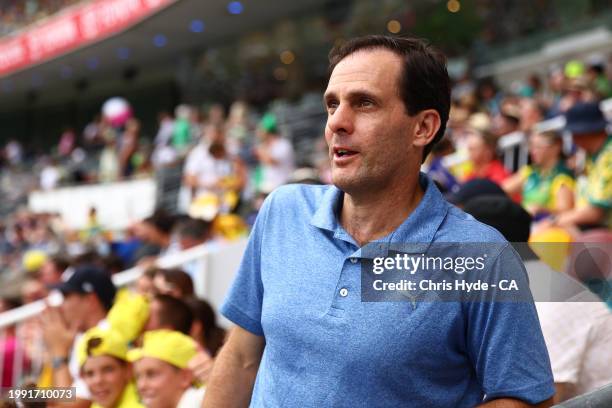 Former cricket player Brendan Nash poses during day two of the Second Test match in the series between Australia and West Indies at The Gabba on...