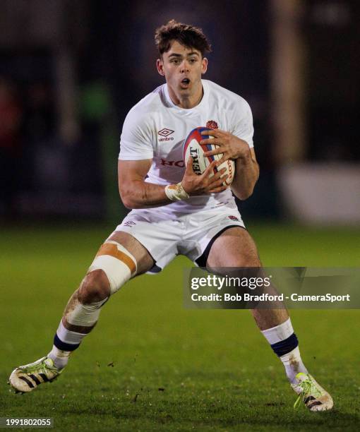 England's Ollie Spencer during the Six Nations Under 20s Championship match between England U20 and Wales U20 at Recreation Ground on February 9,...