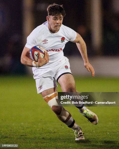 England's Ollie Spencer during the Six Nations Under 20s Championship match between England U20 and Wales U20 at Recreation Ground on February 9,...