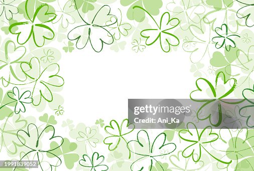 Abstract vector background with clover Abstract vector background with clover