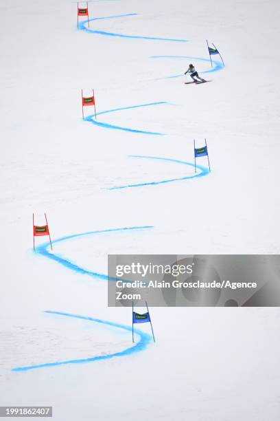 Federica Brignone of Team Italy during the Audi FIS Alpine Ski World Cup Women's Giant Slalom on February 10, 2024 in Soldeu, Andorra.