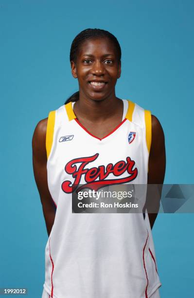 Coretta Brown of the Indiana Fever during the Fever Media Day portrait shoot on May 6, 2003 in Indianapolis, Indiana. NOTE TO USER: User expressly...