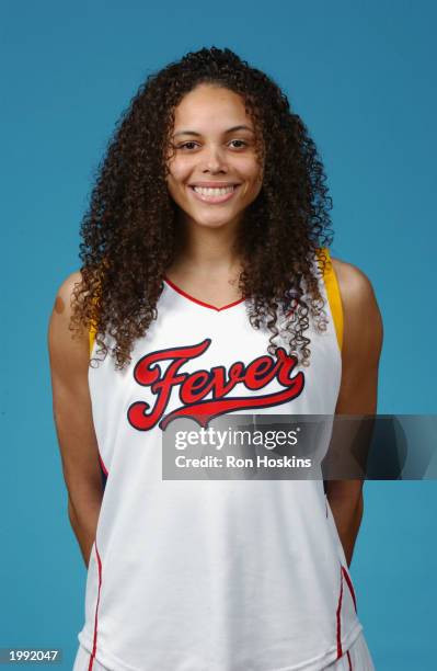 Leigh Aziz of the Indiana Fever during the Fever Media Day portrait shoot on May 6, 2003 in Indianapolis, Indiana. NOTE TO USER: User expressly...