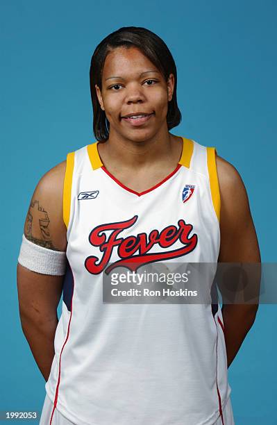 DeTrina White of the Indiana Fever during the Fever Media Day portrait shoot on May 6, 2003 in Indianapolis, Indiana. NOTE TO USER: User expressly...