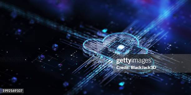 cloud-sicherheit. big-data-konzept. kopierbereich - cloud stock-fotos und bilder