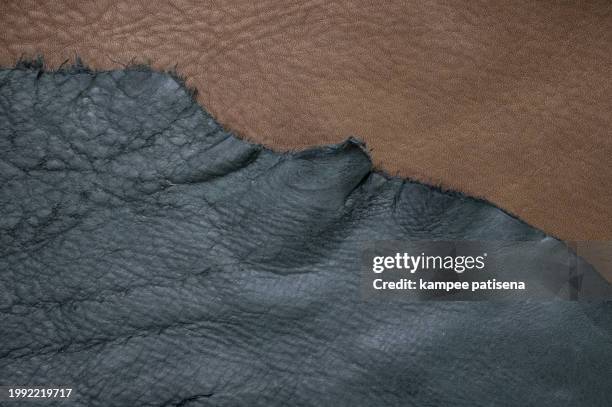 brown and black leather pattern and textured background - black leather texture with stitching stock pictures, royalty-free photos & images