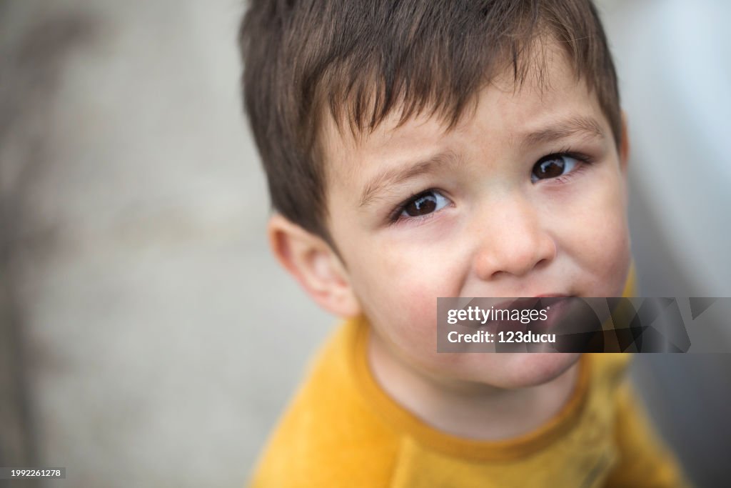 Portrait of real palestinian boy