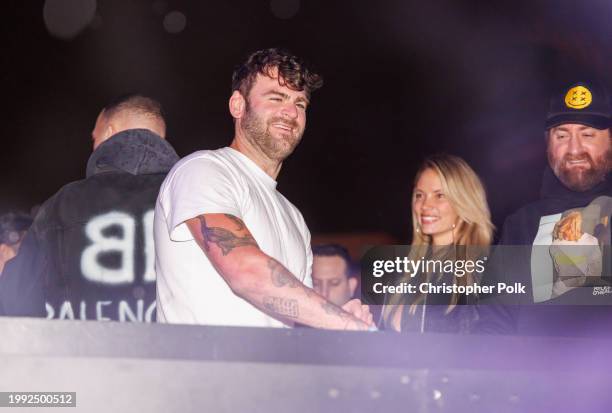 Alex Pall from the Chainsmokers at Shaq's Fun House 2024 held at XS at Wynn Las Vegas on February 9, 2024 in Las Vegas, Nevada.