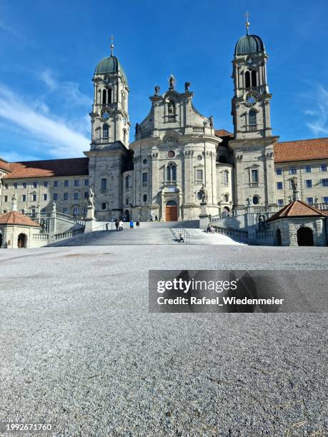 einsiedeln abbey - einsiedeln abbey photos et images de collection