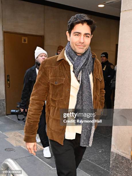 Adrian Grenier is seen seen in midtown on February 07, 2024 in New York City.