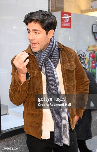 Adrian Grenier is seen seen in midtown on February 07, 2024 in New York City.