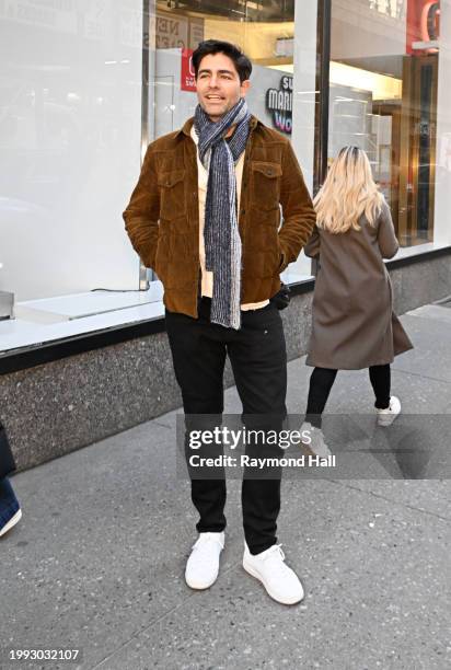 Adrian Grenier is seen seen in midtown on February 07, 2024 in New York City.