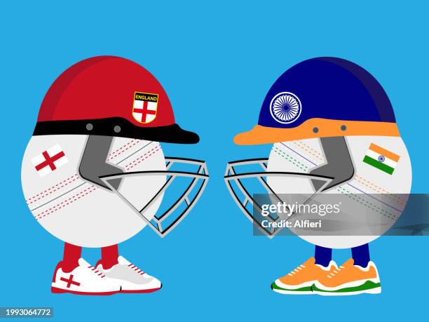 india versus england cricket - cricket player vector stock illustrations