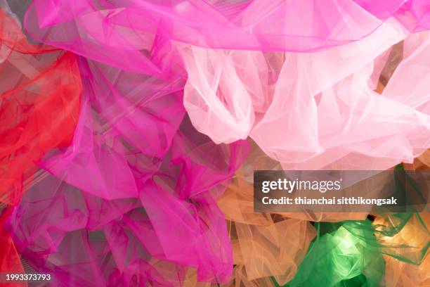 abstract pattern of chiffon. - mousseline de soie photos et images de collection