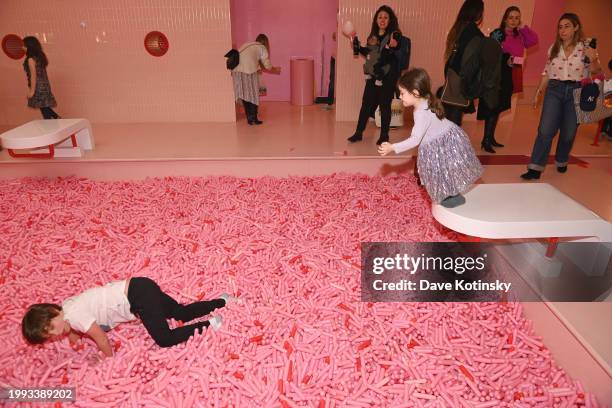 The young guests enjoy activities during the God's Love We Deliver Young Hearts Friends Fest: Valentine's Party at the Museum of Ice Cream on...