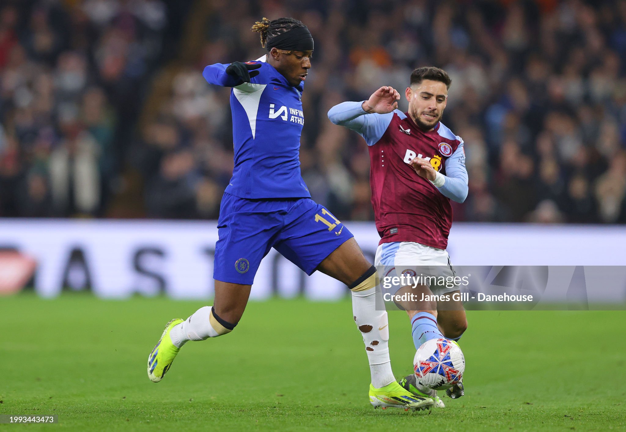 Madueke terrorized the Aston Villa defense all evening